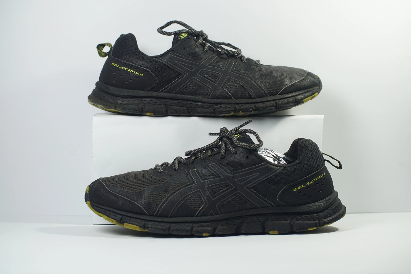 ASICS Men's GEL-Scram 4 Trail Running Shoes 1011A045 Black/Black